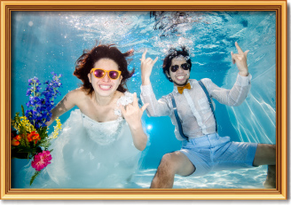 UNDERWATER WEDDING　水中ウェディングフォト